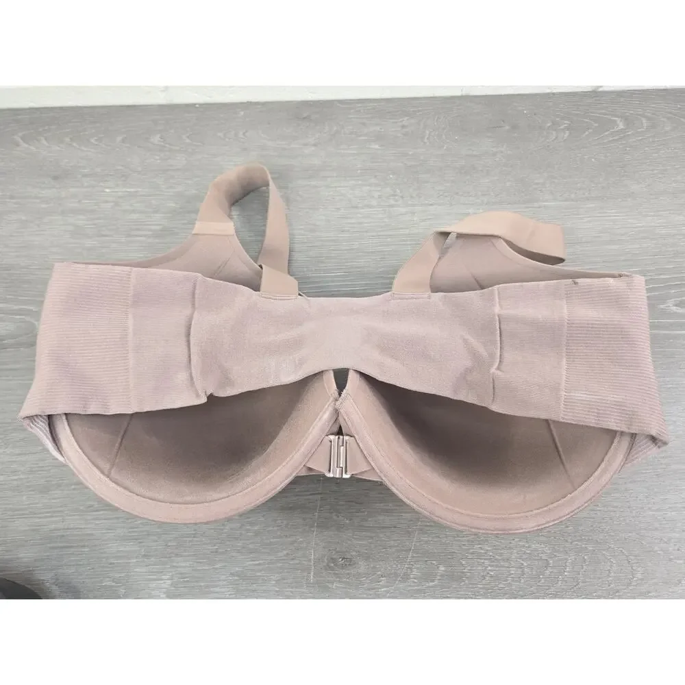 SPANX 30011R Bra-llelujah!® Lightly Lined Front Close CAFE AU LAIT 40DD NWT $68